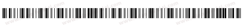 Libre Barcode 39 Tex字体转换